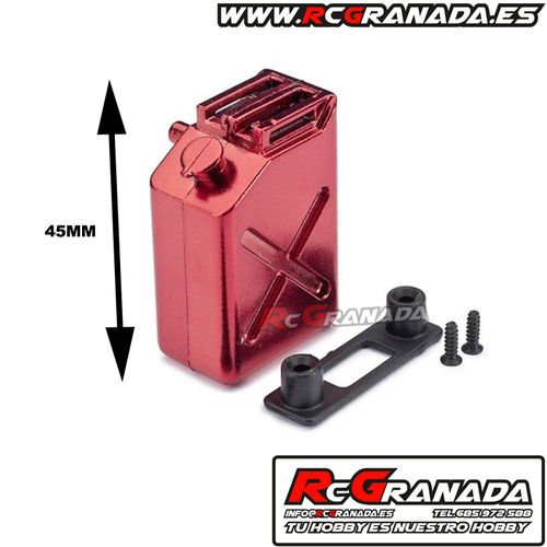 Tanque Combustible Rojo 45mm