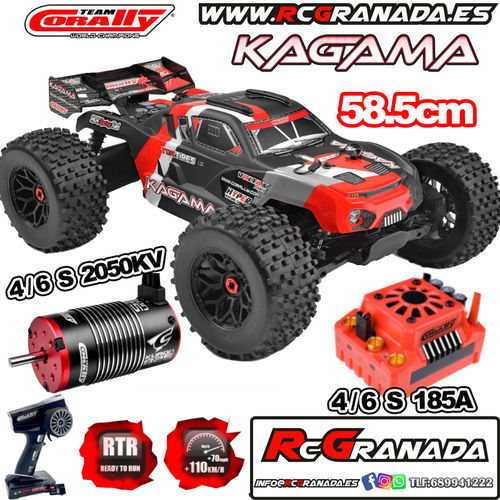 TEAM CORALLY KAGAMA XP 6S BRUSHLESS RTR ROJO